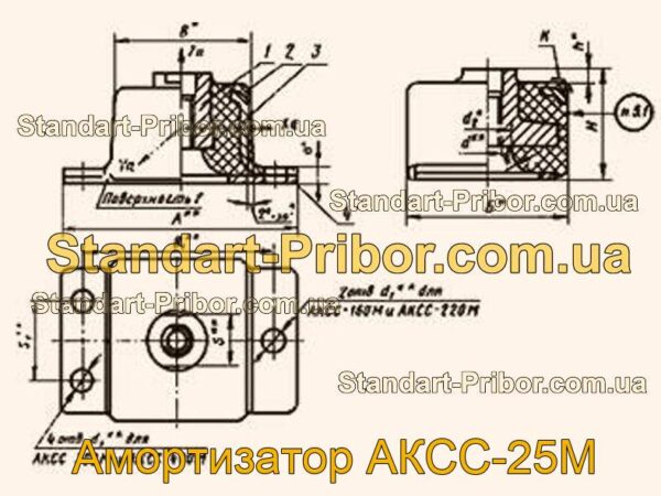 АКСС-25М амортизатор  - фотография 1.