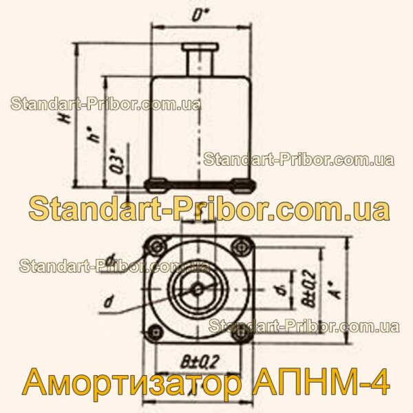 АПНМ-4 амортизатор  - фотография 1.
