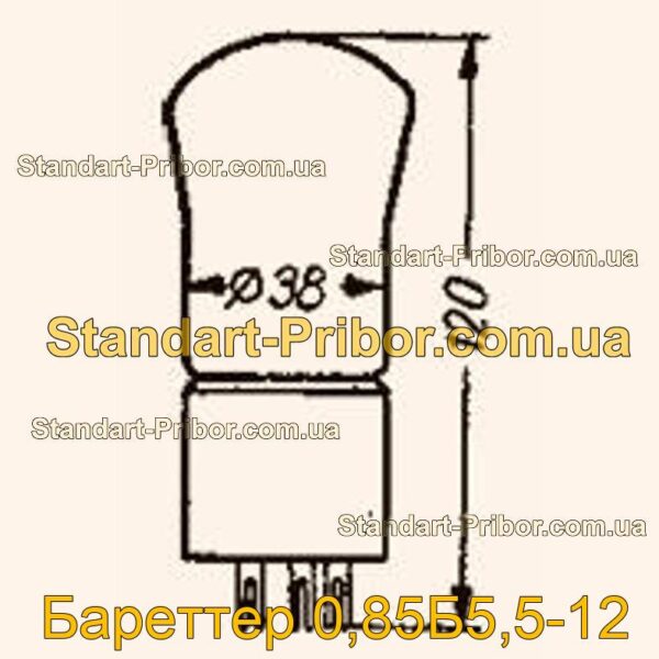 0,85Б5,5-12 бареттер  - фотография 1.