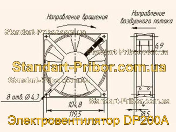 DP200A электровентилятор  - фотография 1.