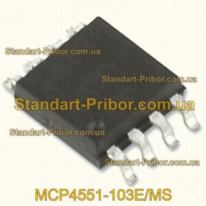 MCP4551-103E/MS потенциометр  - фотография 1.