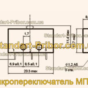 МП1-1 микропереключатель  - фотография 1.