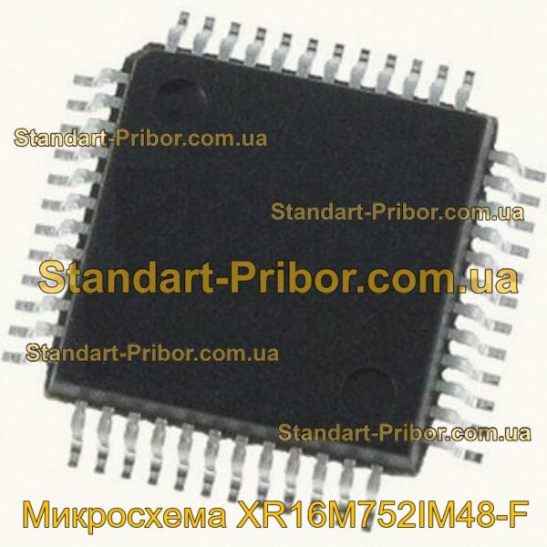 XR16M752IM48-F микросхема  - фотография 1.