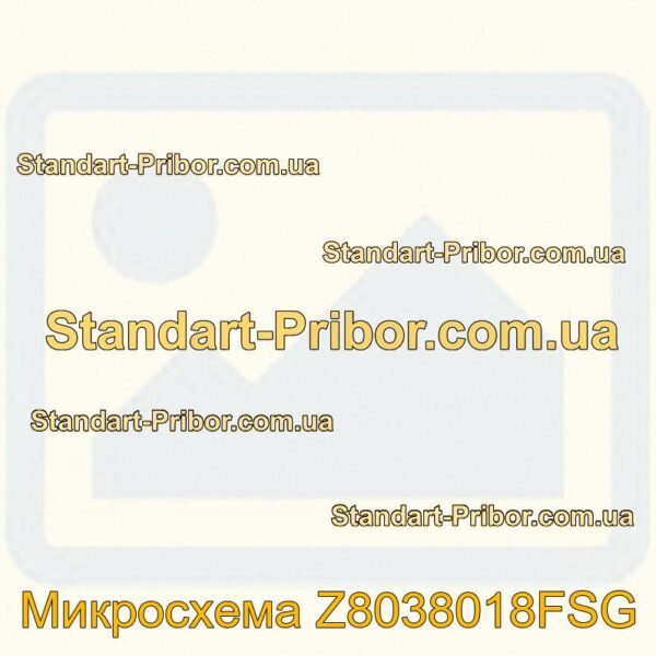 Z8038018FSG микросхема  - фотография 1.