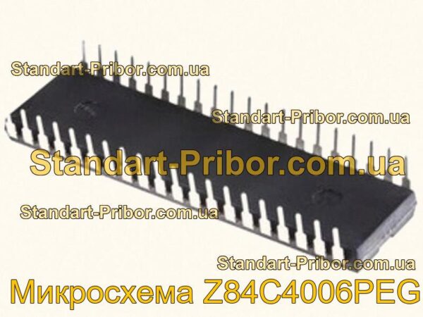 Z84C4006PEG микросхема  - фотография 1.