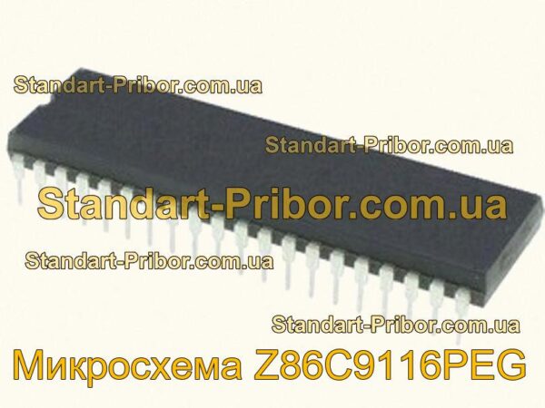 Z86C9116PEG микросхема  - фотография 1.